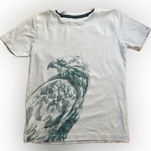 Tea Collection Blue Teal Bird Tee